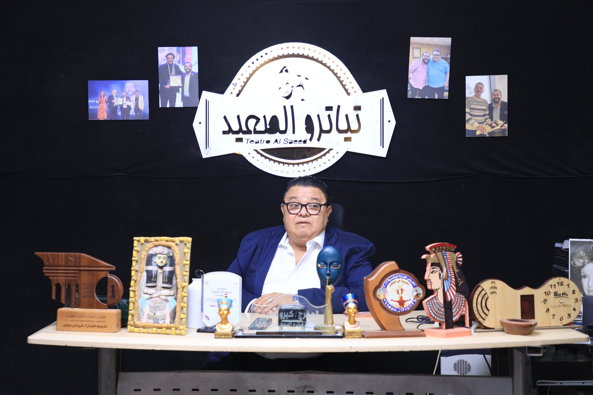 زيارة فنان إلى تياترو الصعيد
